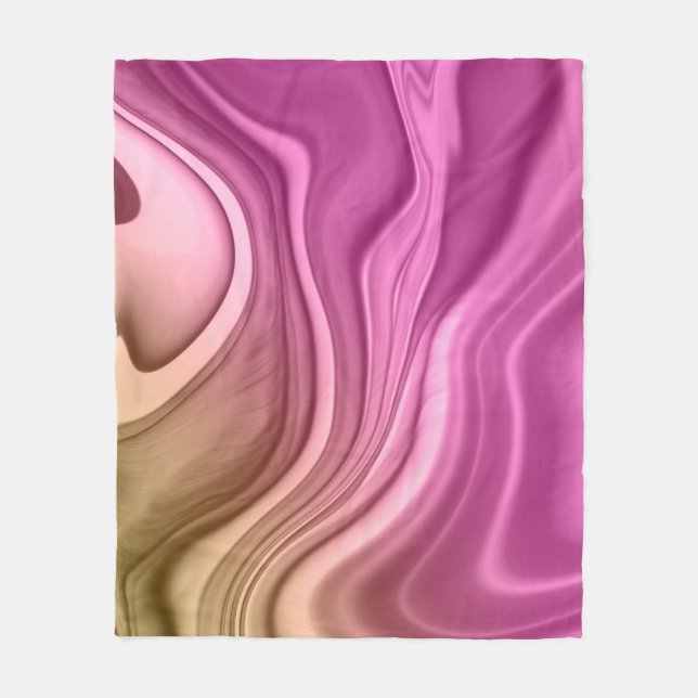 Alcohol Ink Set Aurora Digital Paper Fleece Blanket (Front)