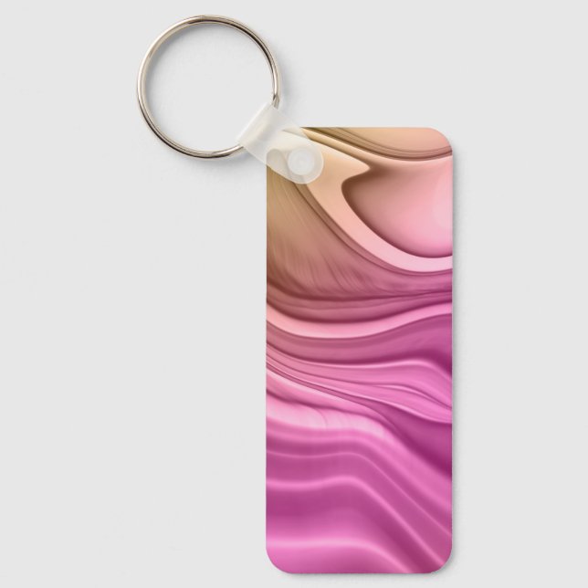 Alcohol Ink Set Aurora Digital Paper Keychain (Front)