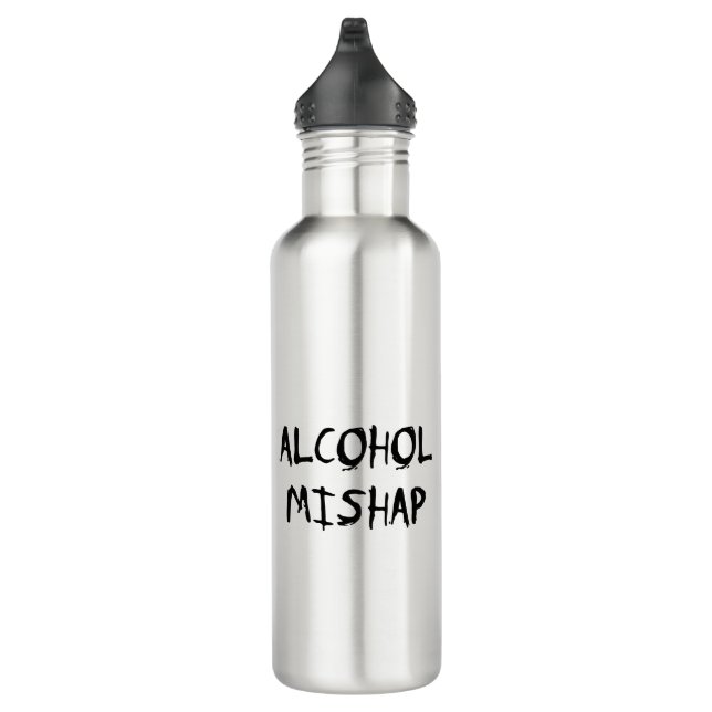 Alcohol Mishap Water Bottle (Right)