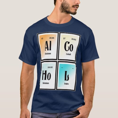 Alcohol Periodic Table of Elements 1 T_Shirt