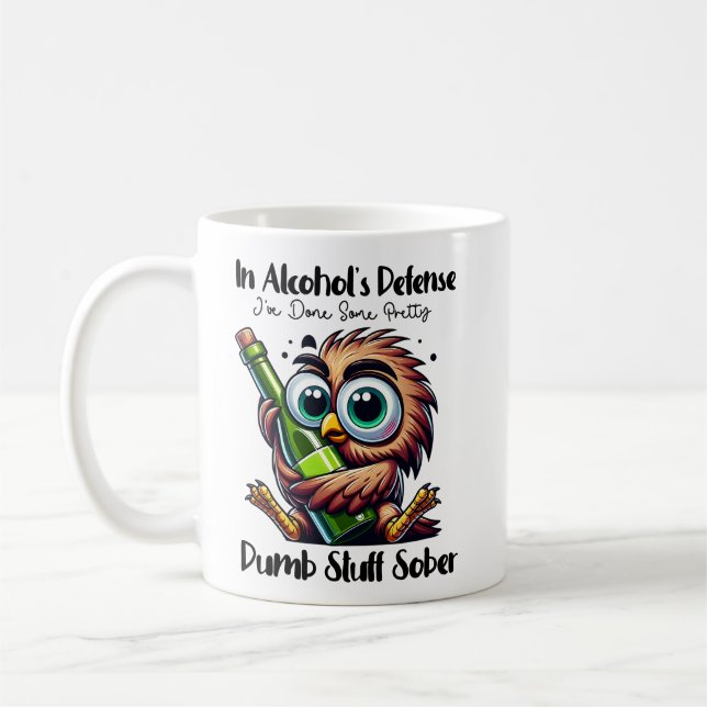 Alcohol’s Defense Owl Mug (Left)