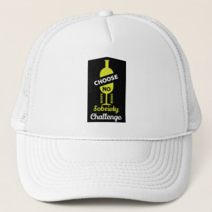 Alcohol Sobriety Alcohol Free Teetotal Support Trucker Hat