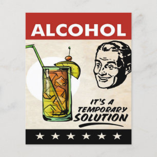 ALCOHOL SOLUTION MAN FLYER