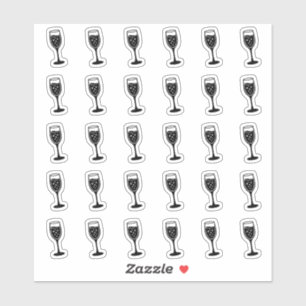 Alcohol Wedding Place Card Bar Menu Drink Choice Sticker