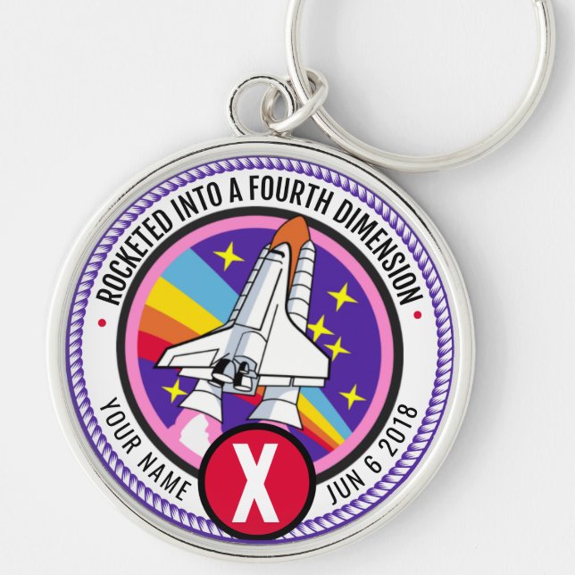 Alcoholics Anonymous Anniversary Medallion Coin Keychain (Front)