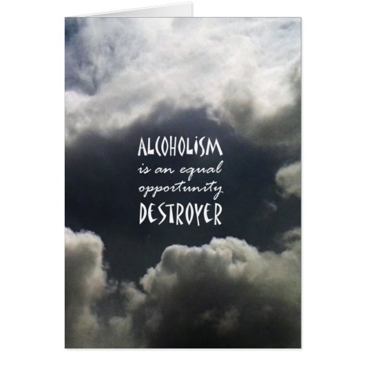 Alcoholism Cards (Front)