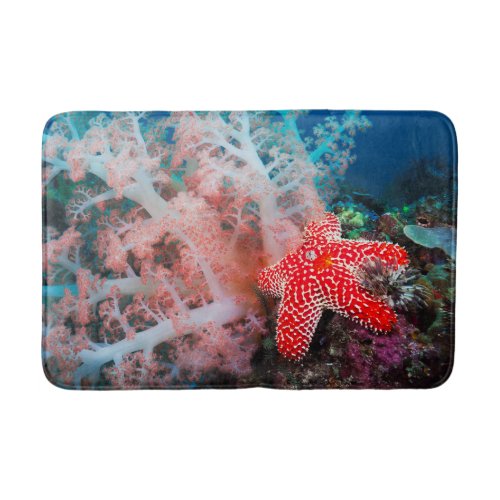 Alconarian Coral Starfish Bath Mat