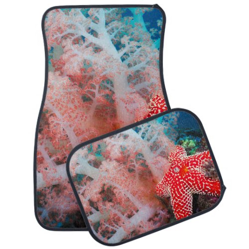 Alconarian Coral Starfish Car Floor Mat