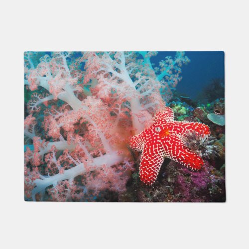 Alconarian Coral Starfish Doormat