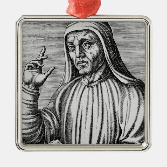 Alcuin of York Metal Ornament (Front)