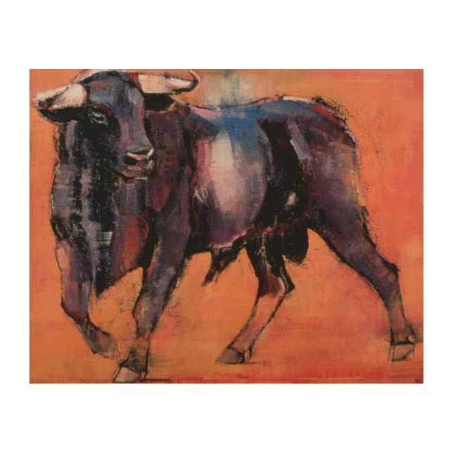 Alcurrucen 1999 wood wall art (Front)