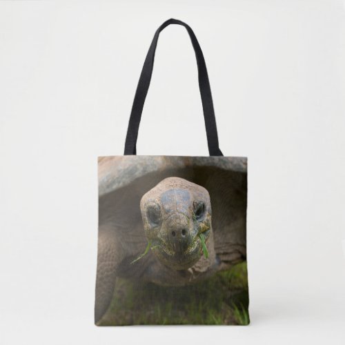 Aldabra Tortoise Feeding Tote Bag
