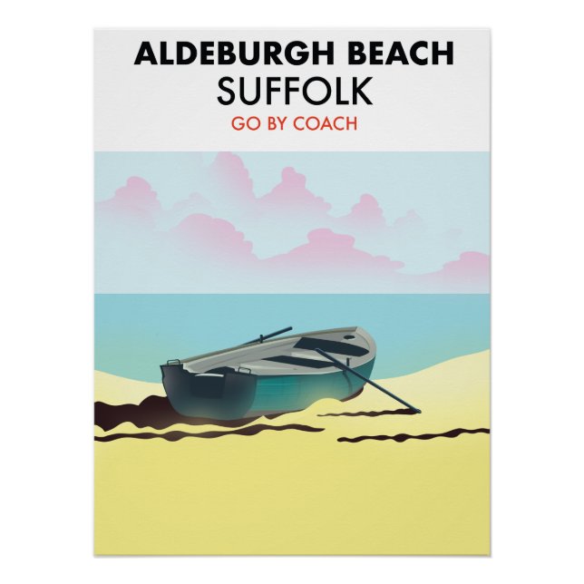 Aldeburgh Beach Suffolk  Poster (Front)