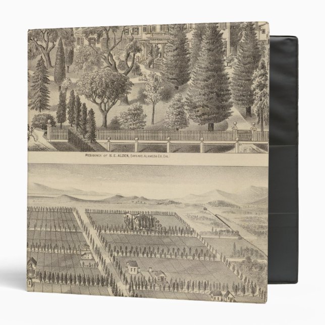 Alden residence, Harmon Tract 3 Ring Binder (Front/Inside)