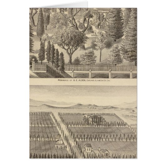 Alden residence, Harmon Tract Cards (Front)