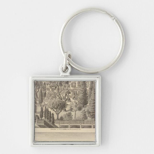 Alden residence, Harmon Tract Keychain (Front)