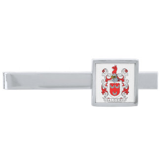 Alder Coat of Arms Silver Finish Tie Bar