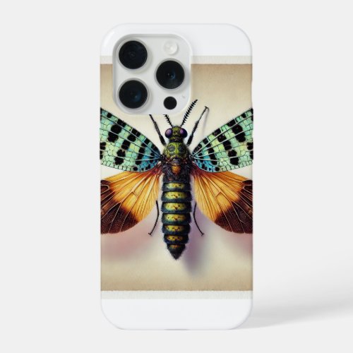 Alderfly dorsal view 260624IREF122 _ Watercolor iPhone 15 Pro Case