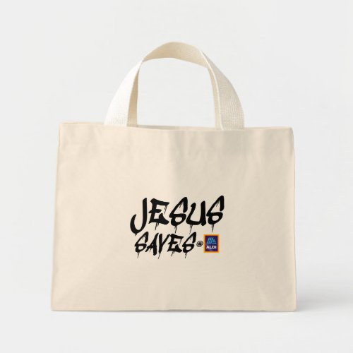 Aldi Jesus saves tote bag