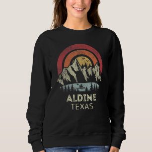 Aldine Texas Mountain Sunset Sunrise Kayaking Sweatshirt