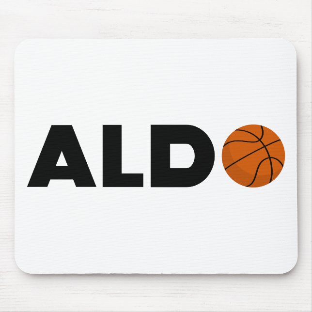 Aldo Basketball Mouse Pad (Front)