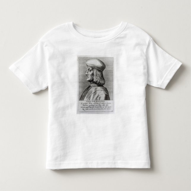 Aldus Manutius Toddler T-shirt (Front)