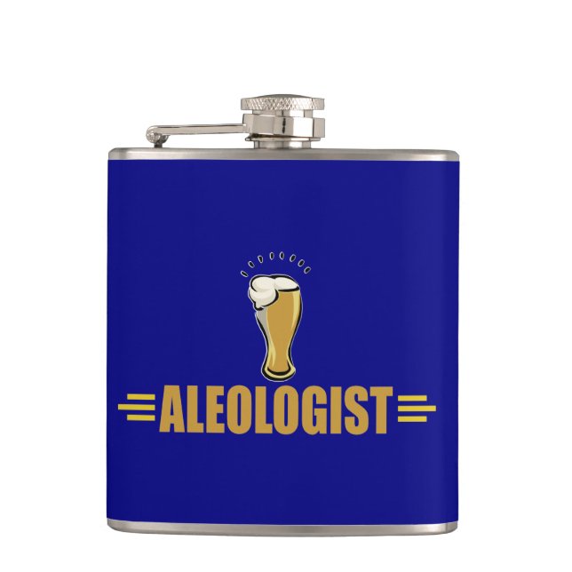 Ale, Beer Drinking Flask (Front)