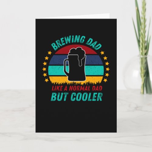 Ale Brewing Dad  _ Cool Fathers Day Gift Card