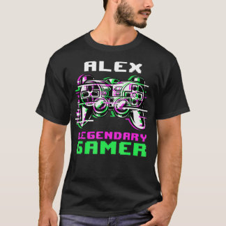 Ale  Legendary Gamer  Personalized  T-Shirt