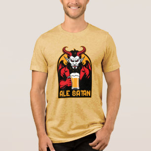 Ale Satan - Beer Drinking Tri-Blend Shirt