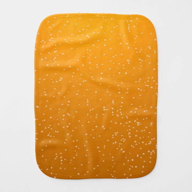 Ale with Tiny Bubbles Background Art Burp Cloth (Front)