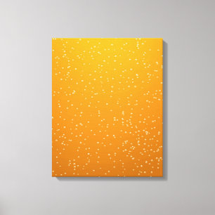 Ale with Tiny Bubbles Background Art Canvas Print