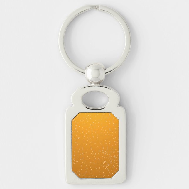 Ale with Tiny Bubbles Background Art Keychain (Front)