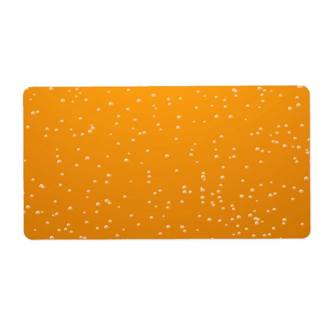 Ale with Tiny Bubbles Background Art Label (Front)