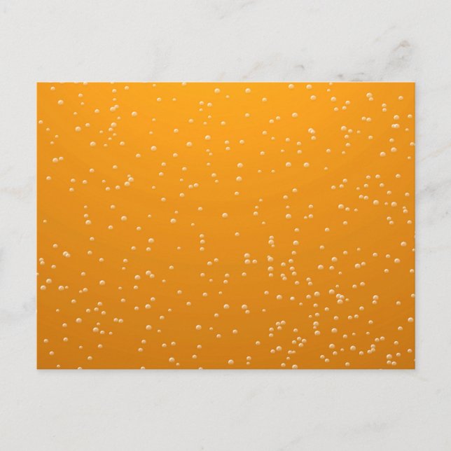 Ale with Tiny Bubbles Background Art Postcard (Front)