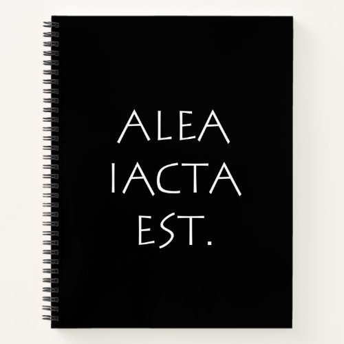Alea Iacta Est Notebook