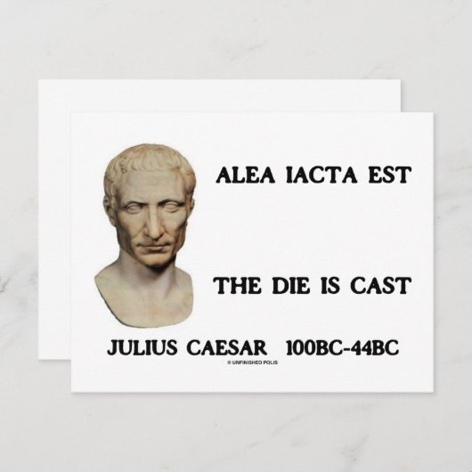 Alea Iacta Est - The Die Is Cast (Front/Back)