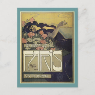 Aleardo Villa ~ Paris Art Nouveau Postcard