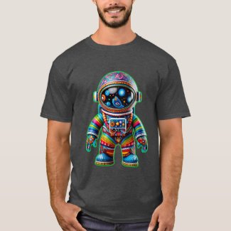 Alebrije Astronaut: Cosmic Guardian T-Shirt