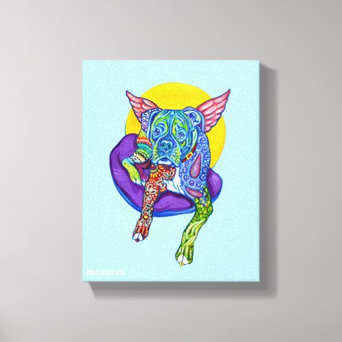 Alebrijes Boxer Gallery Wrapped 8x10 Canvas