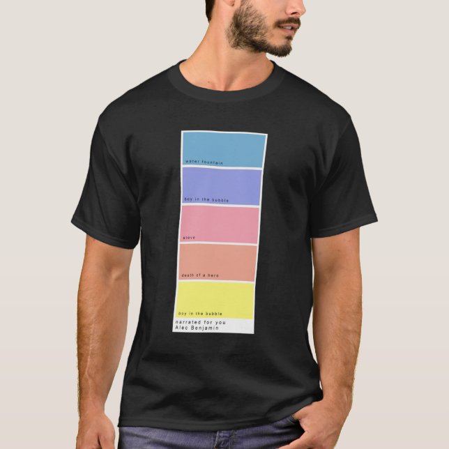 Alec Benjamin Color T-Shirt (Front)