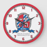 Alec boys name meaning heraldry knights shield large clock
