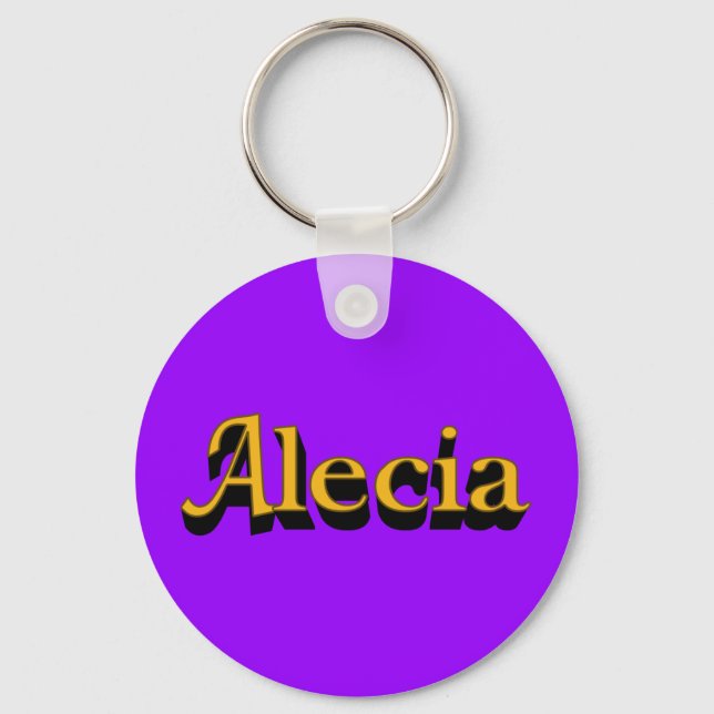 Alecia Keychain (Front)
