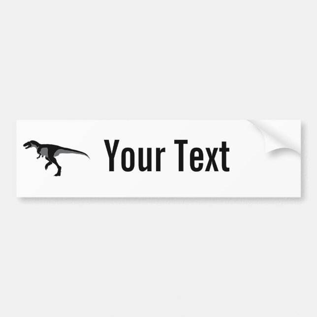 Alectrosaurus Dinosaur Bumper Sticker (Front)