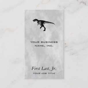 Alectrosaurus Dinosaur Smoke Business Card