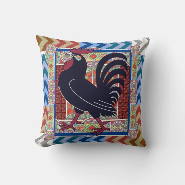 Alectryon Garden Throw Pillow (Front)
