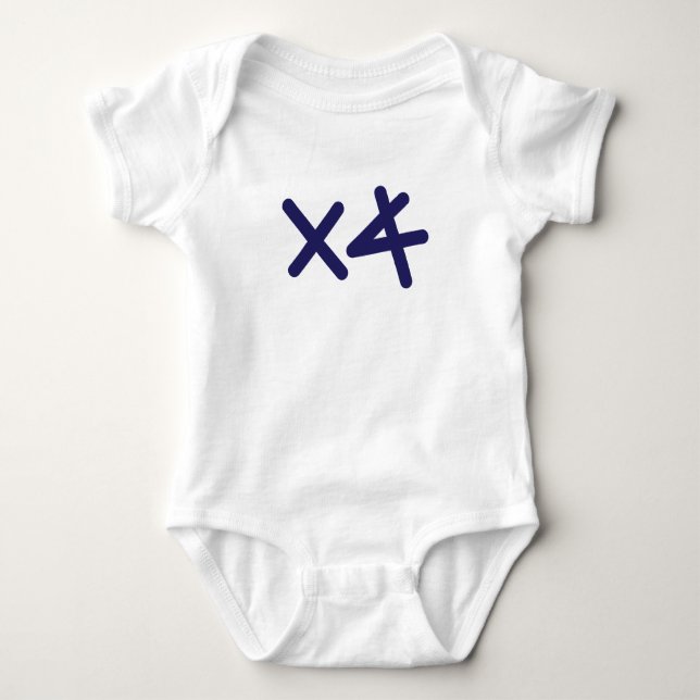 Alef-Tau Baby Bodysuit (Front)