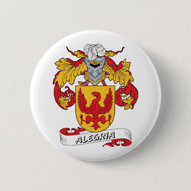 Alegria Family Crest Button (Front)