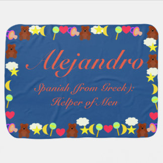 Alejandro Baby Blanket Template
