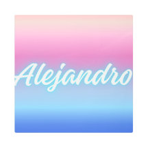 Alejandro – Bold Modern Name Design